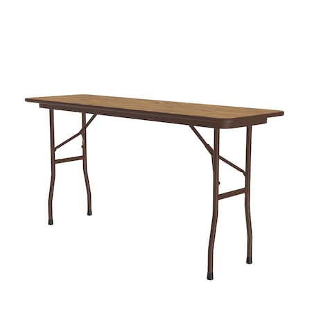 Correll CF Melamine Folding Tables 18x96  Medium Oak CF1896M-06
